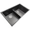 Nantucket Sinks Low Divide 50/50 Double Bowl Undermount Granite Composite Black PR5050-LDBL - alternate 5